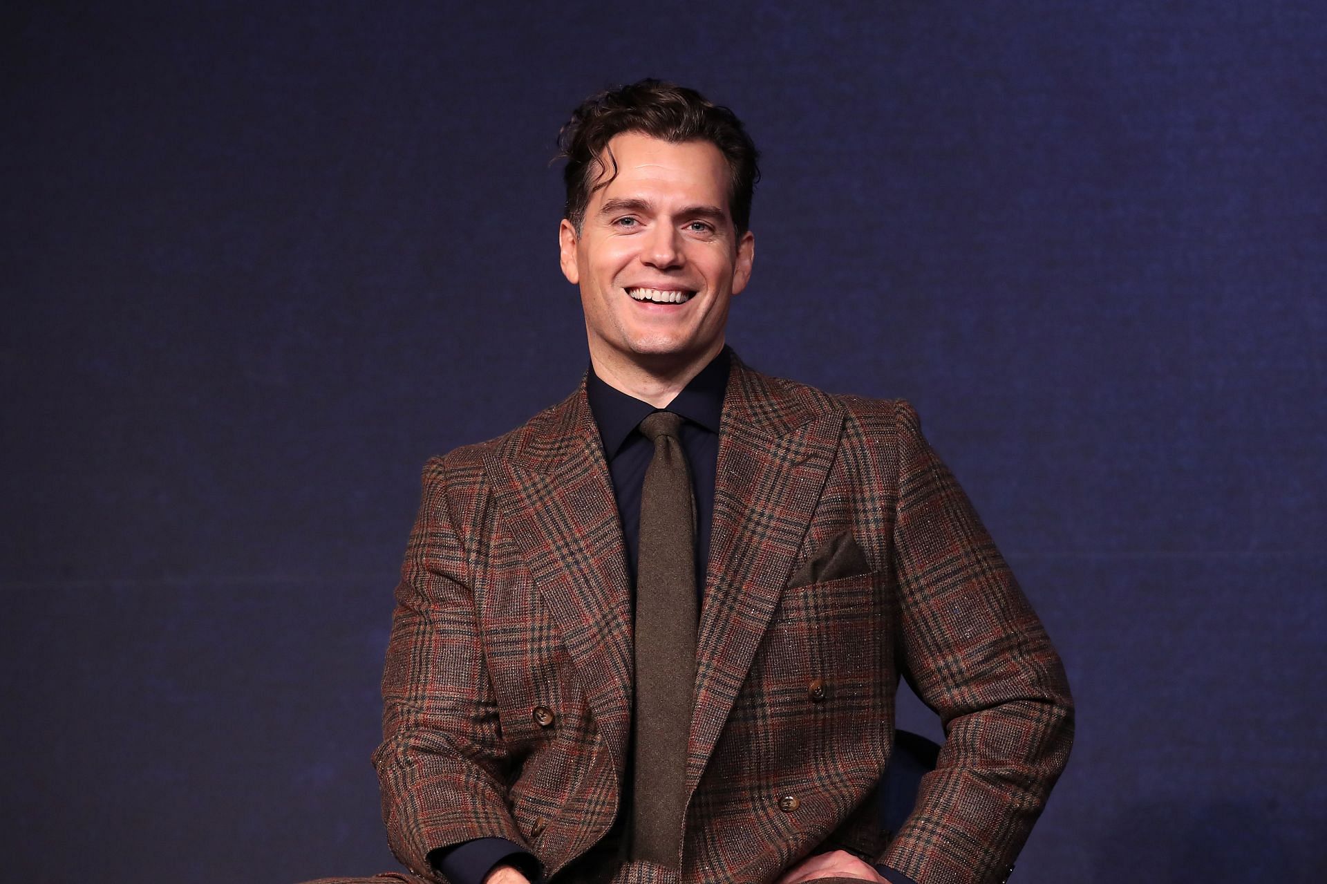 Actor Henry Cavill attends a press conference for Argylle (Photo by Han Myung-Gu/WireImage)